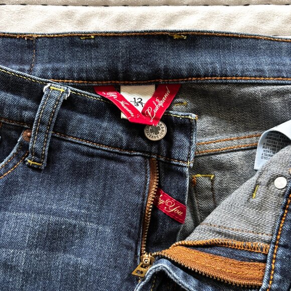 Lucky Brand Sweet Straight Jeans Sz 12/31 Dark Wash Denim - Picture 5 of 8